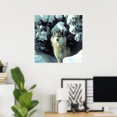 Poster Wolf Dans La Neige (Bureau à domicile)