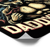 Poster Wolf Dont Worry Kitten Daddys Here Meme Cringe Men (Coin)