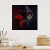 Poster Wolf Fire (Cuisine)