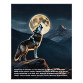 Poster Wolf Folklore (Devant)