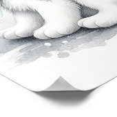 Poster Wolf Forest Nursery Wall Art (Coin)