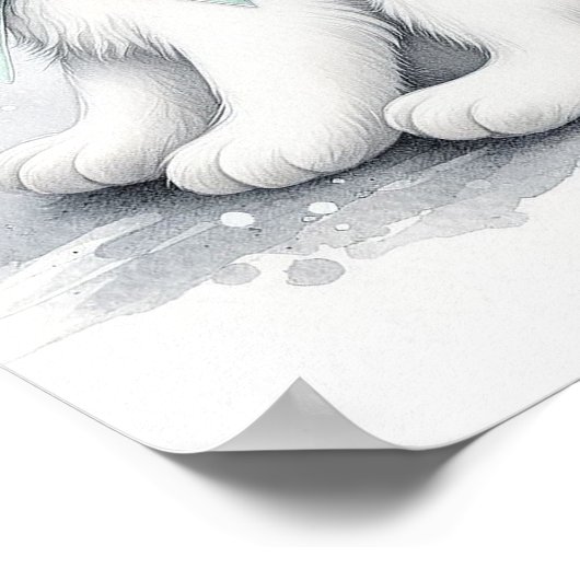 Poster Wolf Forest Nursery Wall Art (Coin)