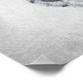 Poster Wolf - Graphic Drawing (Coin)