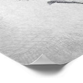 Poster Wolf - Graphic Drawing (Coin)