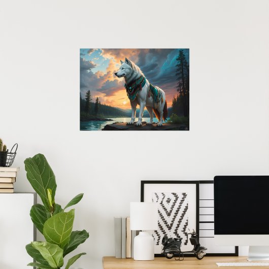 Poster Wolf Guardian (Bureau à domicile)