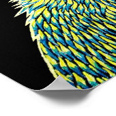 Poster Wolf Howling at the Moon Protège la faune (Coin)