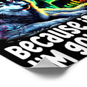 Poster Wolf I'm Gonna Let Karma Fix It Cause If I Fix It (Coin)