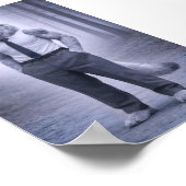 Poster Wolf in Minimal Formal Attire – Silent Forest Port (Coin)