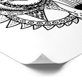 Poster Wolf inspiré (Coin)