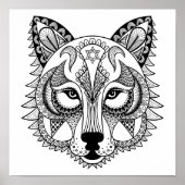 Poster Wolf inspiré (Devant)