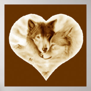 Poster Wolf Love