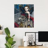 Poster Wolf Manor gothique vampire fairy Art Print (Bureau à domicile)