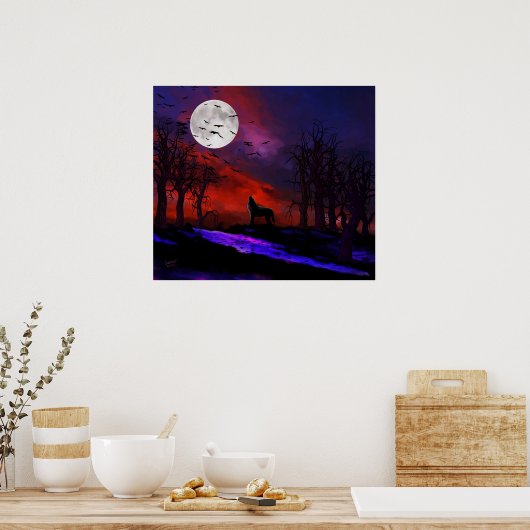 Poster Wolf Moon (Cuisine)