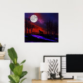 Poster Wolf Moon (Bureau à domicile)