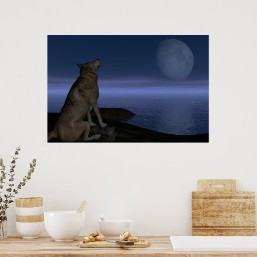 Poster Wolf Moon (Cuisine)
