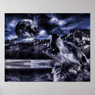 Poster Wolf Moon