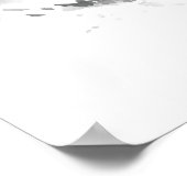 Poster Wolf Pack Howling Chanson d'hiver Chorus Animal Ar (Coin)