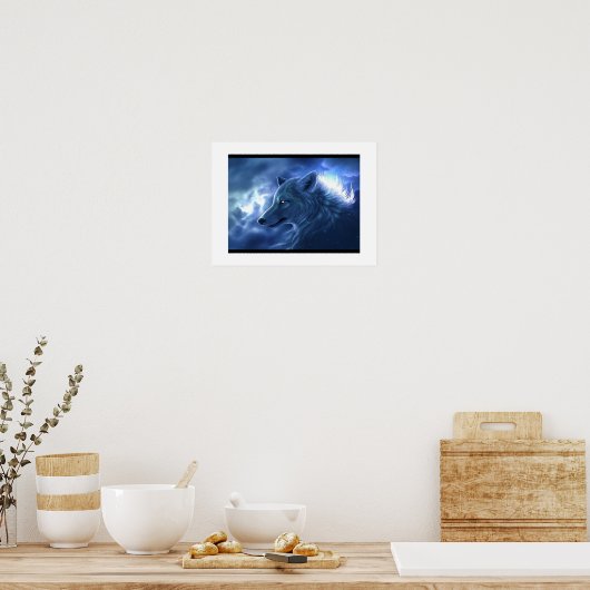 Poster-Wolf Poster (Keuken)