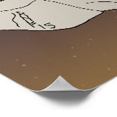 Poster Wolf Pup Howling (Coin)