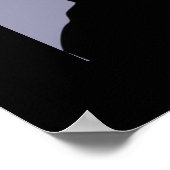 POSTER WOLF SILHOUETTE (Coin)