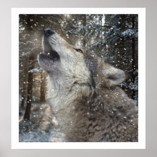 Poster Wolf Song - Pastel (Devant)