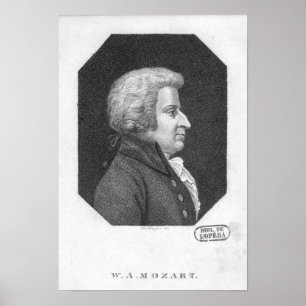 Poster Wolfgang Amadeus Mozart