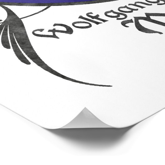 Poster Wolfgang Amadeus Mozart (Coin)