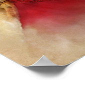 Poster Wolfgang Amadeus Mozart Portrait im Aquarell Style (Coin)