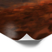 Poster Wolfhound à l'automne Leaves automne Inspire (Coin)