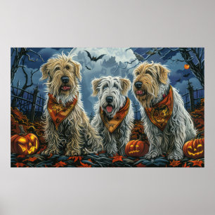 Poster Wolfhound Halloween Éffrayant