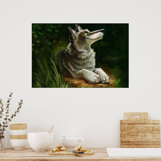 Poster Wolfie Rest (Cuisine)