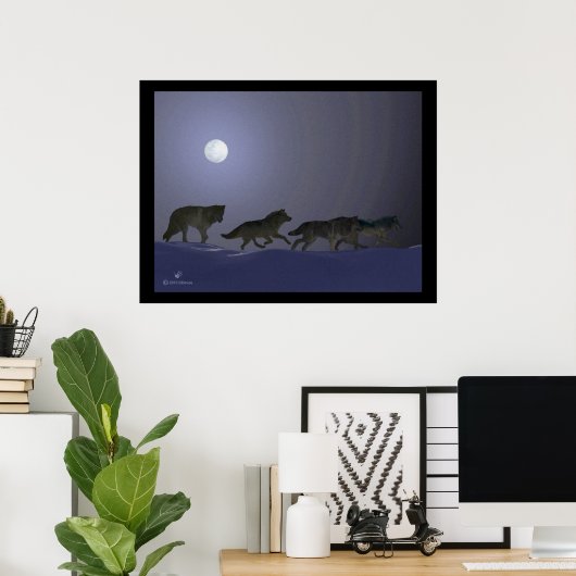Poster Wolfpack (Bureau à domicile)