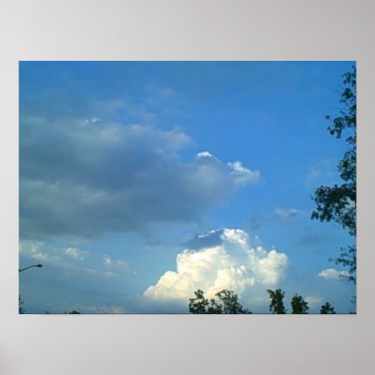 Poster wolken (Voorkant)