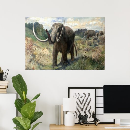Poster Wolly Mammoth (Bureau à domicile)