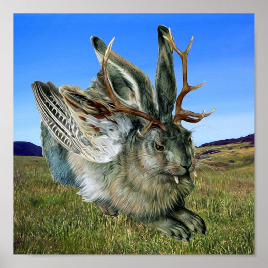 Poster Wolpertinger (Devant)