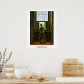 Poster Woman At The Window By Caspar David Friedrich (Cuisine)