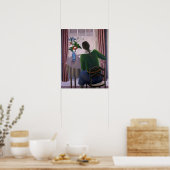 Poster Woman at Window 1998 (Cuisine)