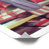 Poster Woman in front of large illuminated window (Coin)