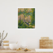 Poster Woman in the Garden (Cuisine)