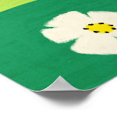 Poster Woman reading in the garden (Coin)