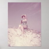 Poster Woman Relaxing (Devant)