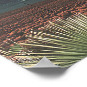 Poster Woman Relaxing on UFO in Desert (Coin)