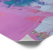 Poster Woman Shouting Abstract Colors Expressive Acrylic  (Coin)