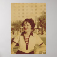 Woman Sitting Outside