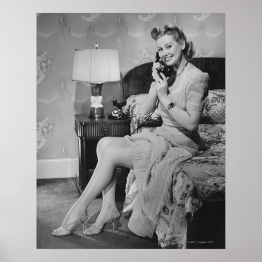 Poster Woman Talking (Devant)