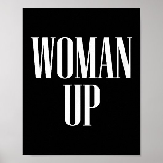 Poster Woman Up - Female Emwerment &amp; Motivation  (Devant)