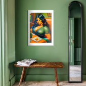 Poster Woman waiting B