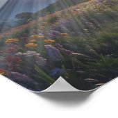 Poster Woman Walking Toward Glowing Cross – Faith Journey (Coin)