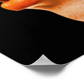 Poster Woman with a 1974 Vibe on a Square Wall (Coin)