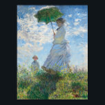 Poster Woman with a Parasol, Madame Monet and Her Son<br><div class="desc">Impressionist Landscape Painting by Claude Monet - Classic Masterpieces - Claude Monet's Impressionist Painting Series - Woman with a Parasol,  Madame Monet and Her Son</div>